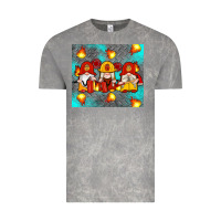 Cloud Rock firefighter gnomes Vintage Tee - Artiststas
