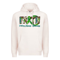 Pale Pink faith kidney disease awareness Premium Hoodie - JahusDesignShop