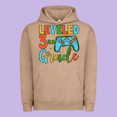 Leveled 3rd Grade Urban Hoodie Designed By Jahusdesignshop