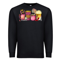 Boss Lady Coffee Cups With Money Premium Sweatshirt | Teevron