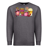 Charcoal Heather boss lady coffee cups with money Premium Sweatshirt - texasbilliewilder