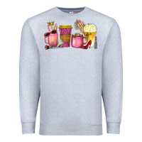 Heather Grey boss lady coffee cups with money Premium Sweatshirt - texasbilliewilder