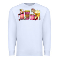 White boss lady coffee cups with money Premium Sweatshirt - texasbilliewilder