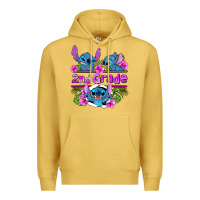 Antique Gold preview flower stitch 2nd grade Premium Hoodie - AdoDesignShop