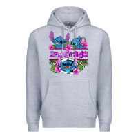 Heather Grey preview flower stitch 2nd grade Premium Hoodie - AdoDesignShop