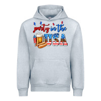 Heather Grey party in the usa Urban Hoodie - AdoDesignShop