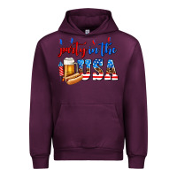 Mauve Wine party in the usa Urban Hoodie - AdoDesignShop