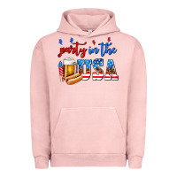 Pigment Salmon party in the usa Urban Hoodie - AdoDesignShop