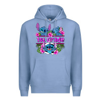 Colony Blue preview flower stitch 1st grade Premium Hoodie - AdoDesignShop