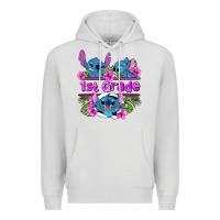 Dove Grey preview flower stitch 1st grade Premium Hoodie - AdoDesignShop