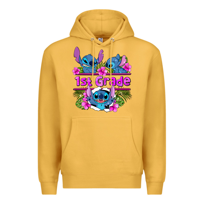 Preview Flower Stitch 1st Grade Premium Hoodie by AdoDesignShop | Teevron