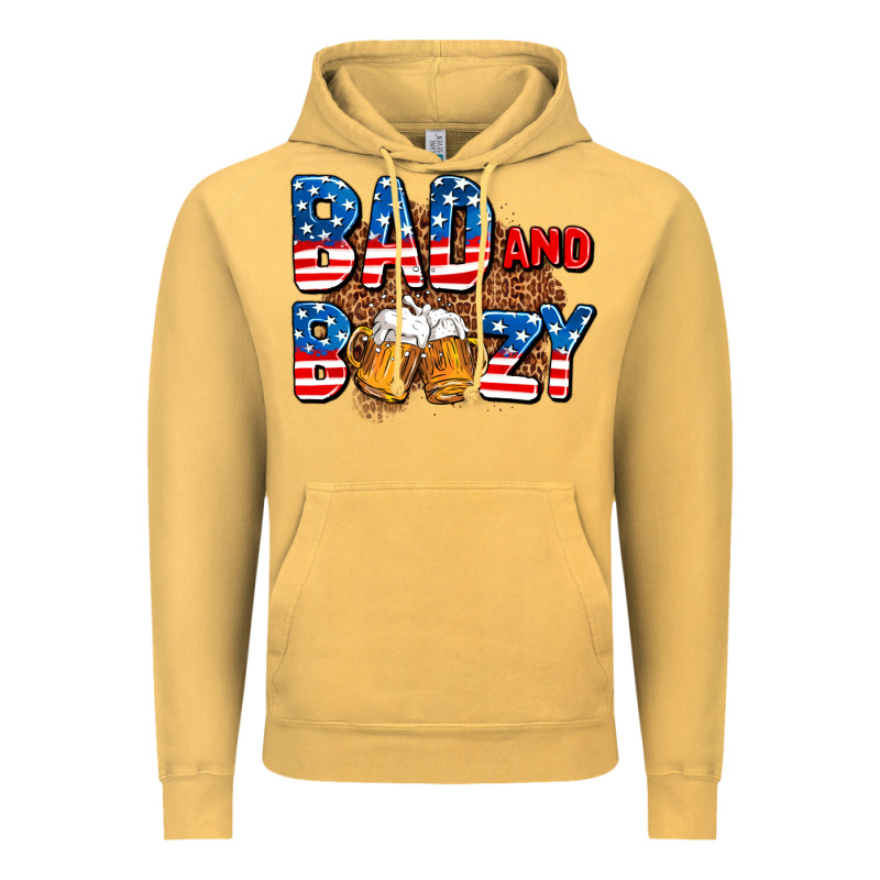 Bad And Boozy Usa Vintage Hoodie by AdoDesignShop | Teevron