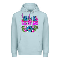 Blue Mist preview flower stitch 1st grade Premium Hoodie - AdoDesignShop
