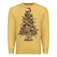 Antique Gold Skeleton Christmas Tree Premium Sweatshirt - RanaPortraitStore