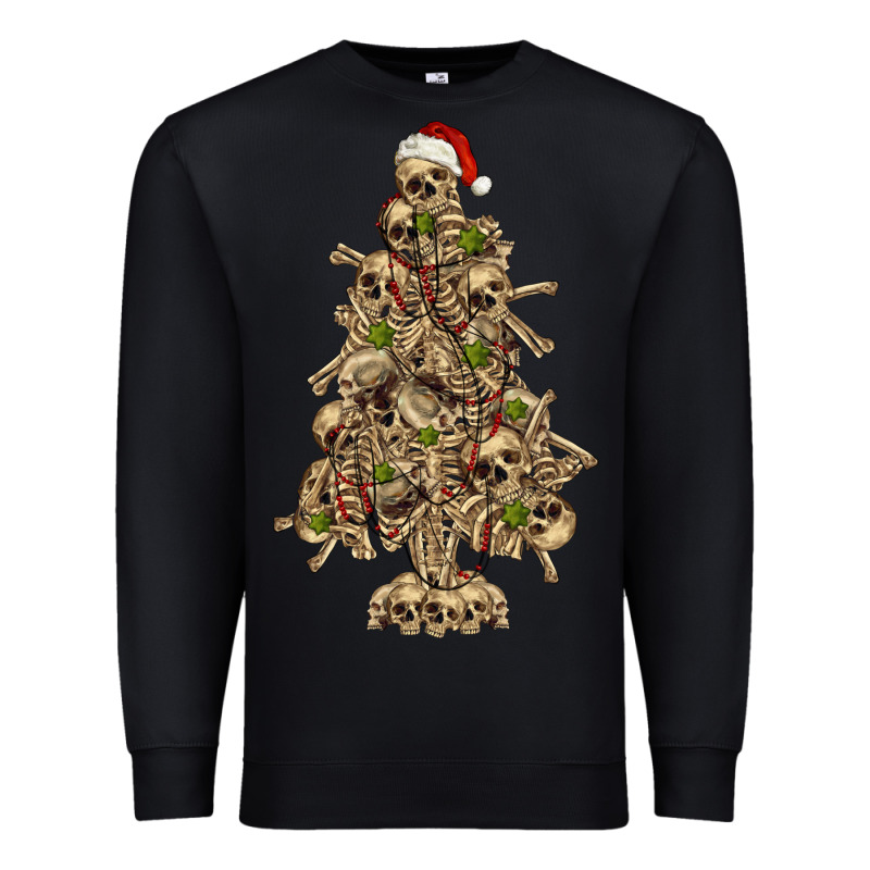 Skeleton Christmas Tree Premium Sweatshirt by RanaPortraitStore | Teevron