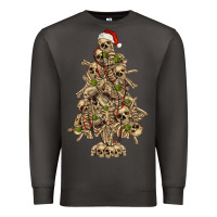 Smoke Skeleton Christmas Tree Premium Sweatshirt - RanaPortraitStore