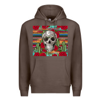 Coffee skull cactus Premium Hoodie - JahusDesignShop
