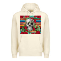 Sandshell skull cactus Premium Hoodie - JahusDesignShop