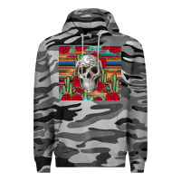 Slate Camo skull cactus Premium Hoodie - JahusDesignShop