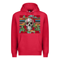 Cardinal skull cactus Premium Hoodie - JahusDesignShop