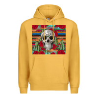 Mustard skull cactus Premium Hoodie - JahusDesignShop