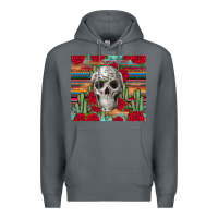 Rock skull cactus Premium Hoodie - JahusDesignShop