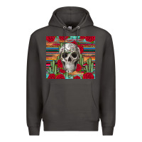 Smoke skull cactus Premium Hoodie - JahusDesignShop