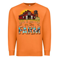 Carrot life is better on the farm with barn Premium Sweatshirt - texasbilliewilder