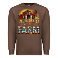 Chestnut life is better on the farm with barn Premium Sweatshirt - texasbilliewilder