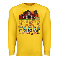 Lemon life is better on the farm with barn Premium Sweatshirt - texasbilliewilder