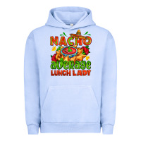 Pigment Grape Ice nacho average lunch lady  with nacho Urban Hoodie - AdoDesignShop