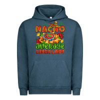 Pigment Midnight Navy nacho average lunch lady  with nacho Urban Hoodie - AdoDesignShop