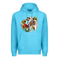 Ocean Blue Christmas dental sunflower Premium Hoodie - JahusDesignShop