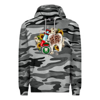 Slate Camo Christmas dental sunflower Premium Hoodie - JahusDesignShop