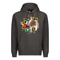 Smoke Christmas dental sunflower Premium Hoodie - JahusDesignShop