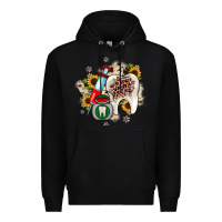 Black Christmas dental sunflower Premium Hoodie - JahusDesignShop