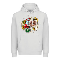 Dove Grey Christmas dental sunflower Premium Hoodie - JahusDesignShop