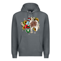 Rock Christmas dental sunflower Premium Hoodie - JahusDesignShop