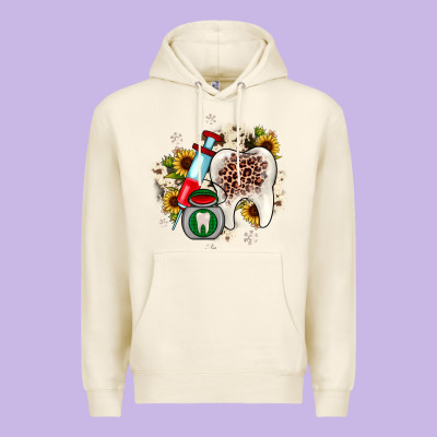 Christmas Dental Sunflower Premium Hoodie Designed By Jahusdesignshop