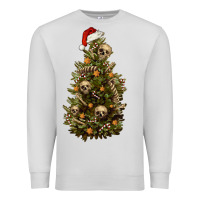 Dove Grey Skeleton merry christmas tree Premium Sweatshirt - RanaPortraitStore