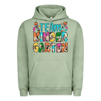 Pigment Oil Green team kindergarten Urban Hoodie - JahusDesignShop