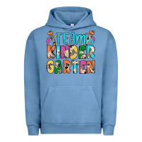 Pigment Pebble Blue team kindergarten Urban Hoodie - JahusDesignShop