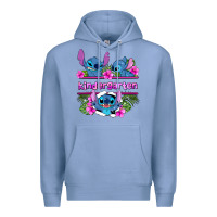 Colony Blue preview flower stitch kindergarten Premium Hoodie - AdoDesignShop