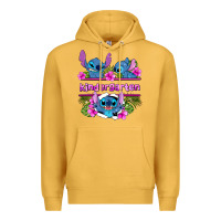 Mustard preview flower stitch kindergarten Premium Hoodie - AdoDesignShop