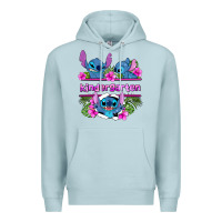 Blue Mist preview flower stitch kindergarten Premium Hoodie - AdoDesignShop