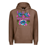 Chestnut preview flower stitch kindergarten Premium Hoodie - AdoDesignShop