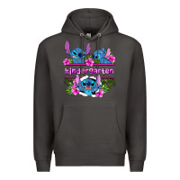 Smoke preview flower stitch kindergarten Premium Hoodie - AdoDesignShop