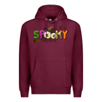 Burgundy spooky Premium Hoodie - AdoDesignShop