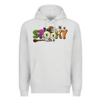 Dove Grey spooky Premium Hoodie - AdoDesignShop