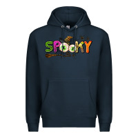 Navy spooky Premium Hoodie - AdoDesignShop
